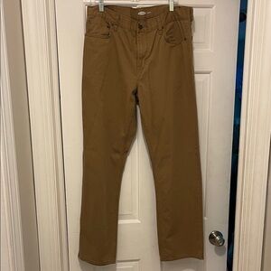 Old Navy Tan Straight-Leg Pants